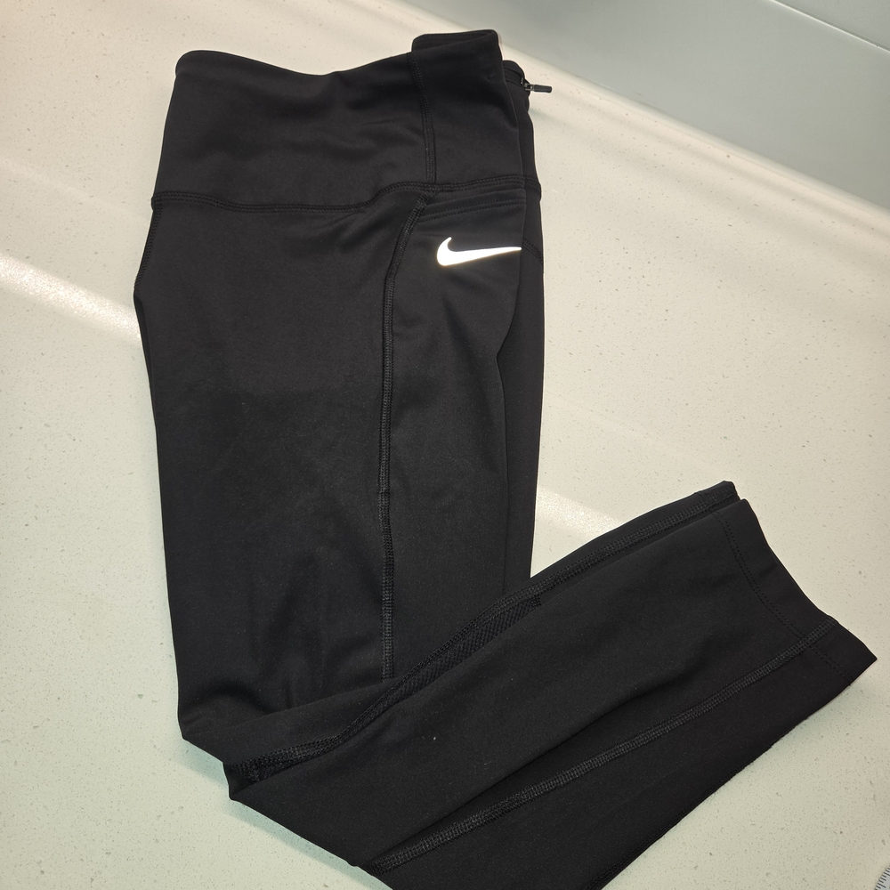 Nike Fast LEGGINGS BLACK Size SP